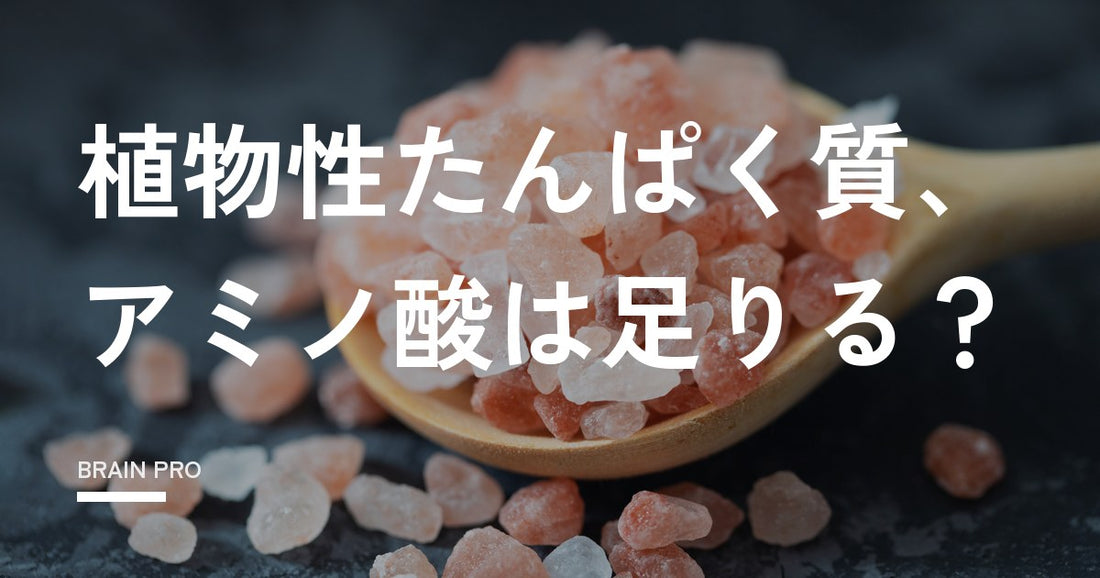 植物性たんぱく質はアミノ酸が摂れないは本当か